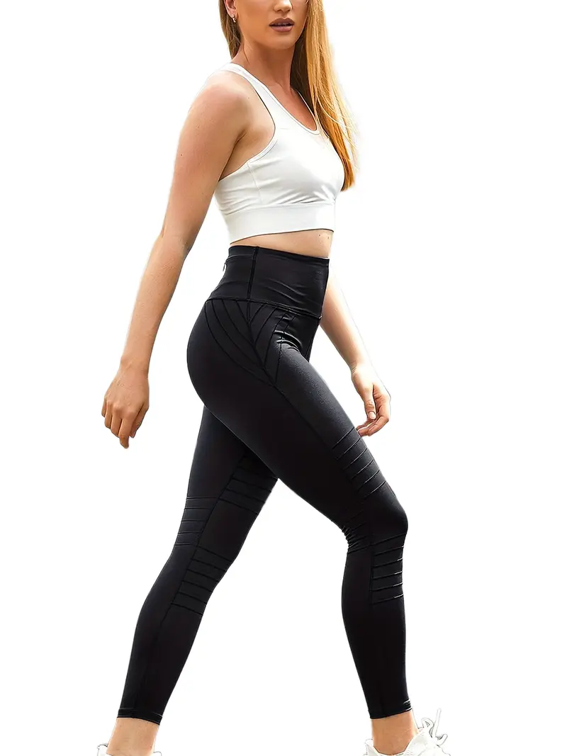 Women's Yoga Pants Pockets High Waisted Leggings Workout - Temu