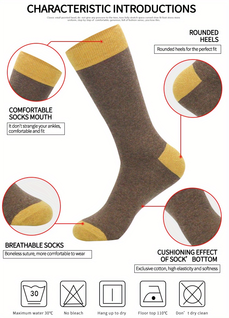 5 Pares Calcetines Rayas Vestir Divertidos Desodorantes - Temu