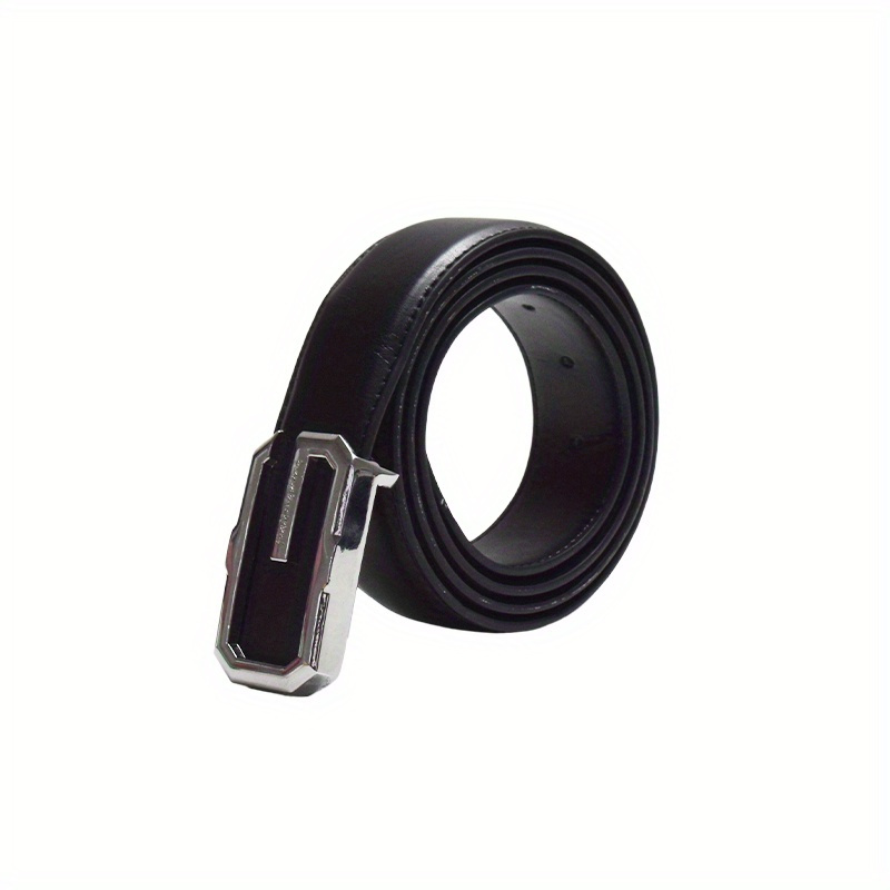 Men's Leather Buckle Belt Jeans Pants Belt