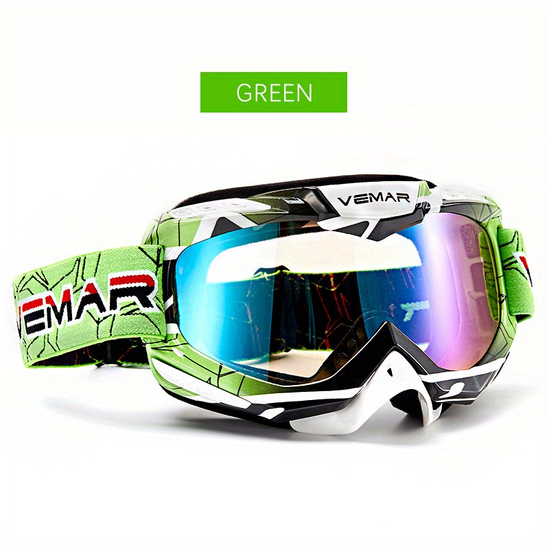 Gafas Motocross Vemar, Gafas Sol Motocicleta, Gafas Ciclismo Todoterreno Mx  Mtb Downhill, Gafas Hd Hiper Lense Goggle, Ahorre Ofertas Liquidación