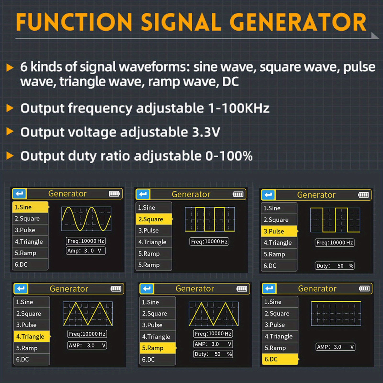 FNIRSI 3 in1 oscilloscopio digitale Transistor Tester funzione generatore  di segnale misuratore oscilloscopio portatile Display TFT da 2.4 pollici -  AliExpress