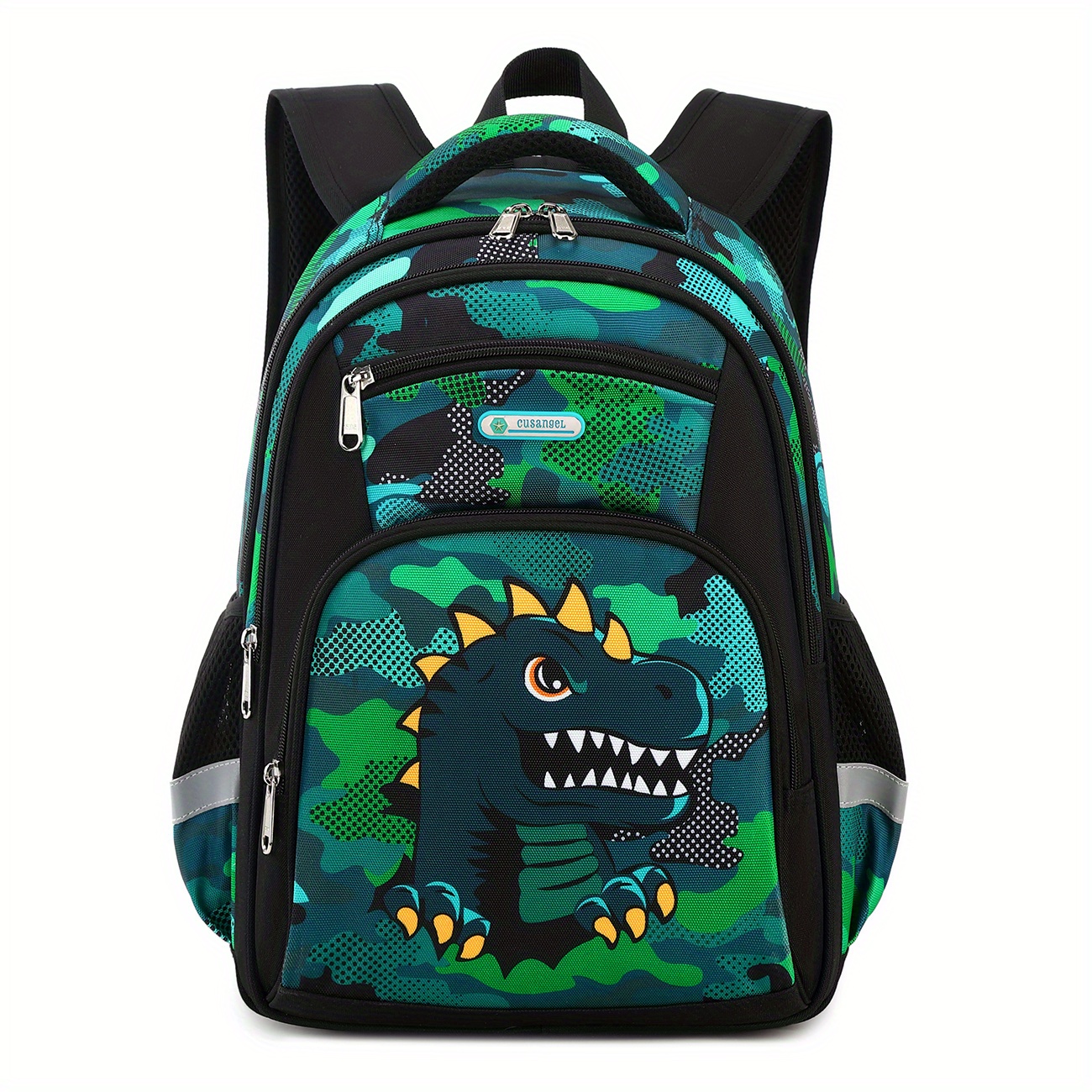 Kids Backpack Astronaut Mermaid Pattern Large Capacity