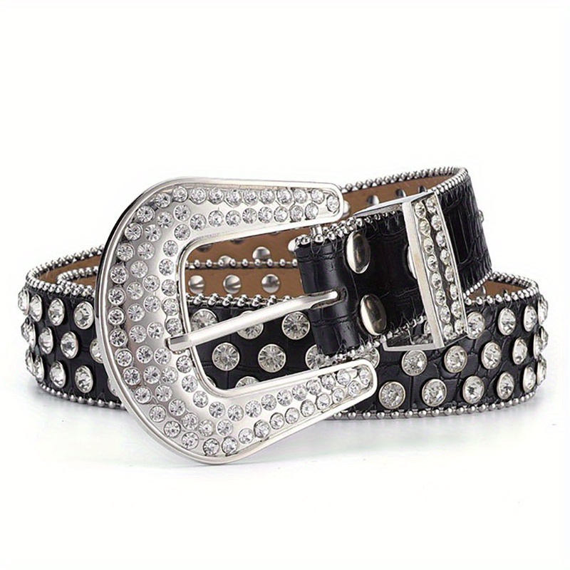 1pc mens jeans belt western cowboy pu leather belt removable mens