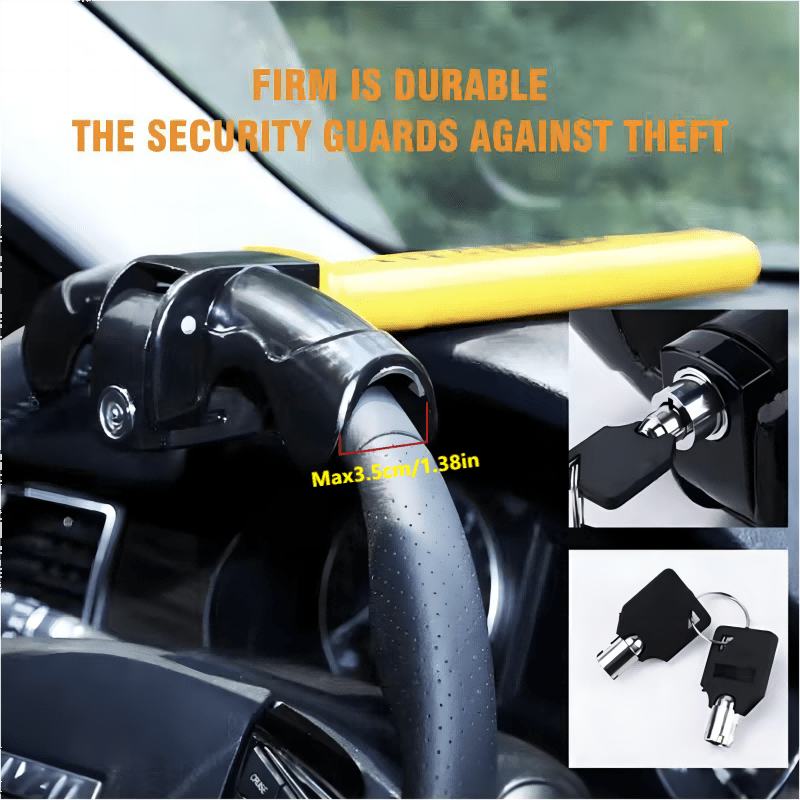 Car Steering Wheel Lock Universal Heavy duty Anti theft Temu