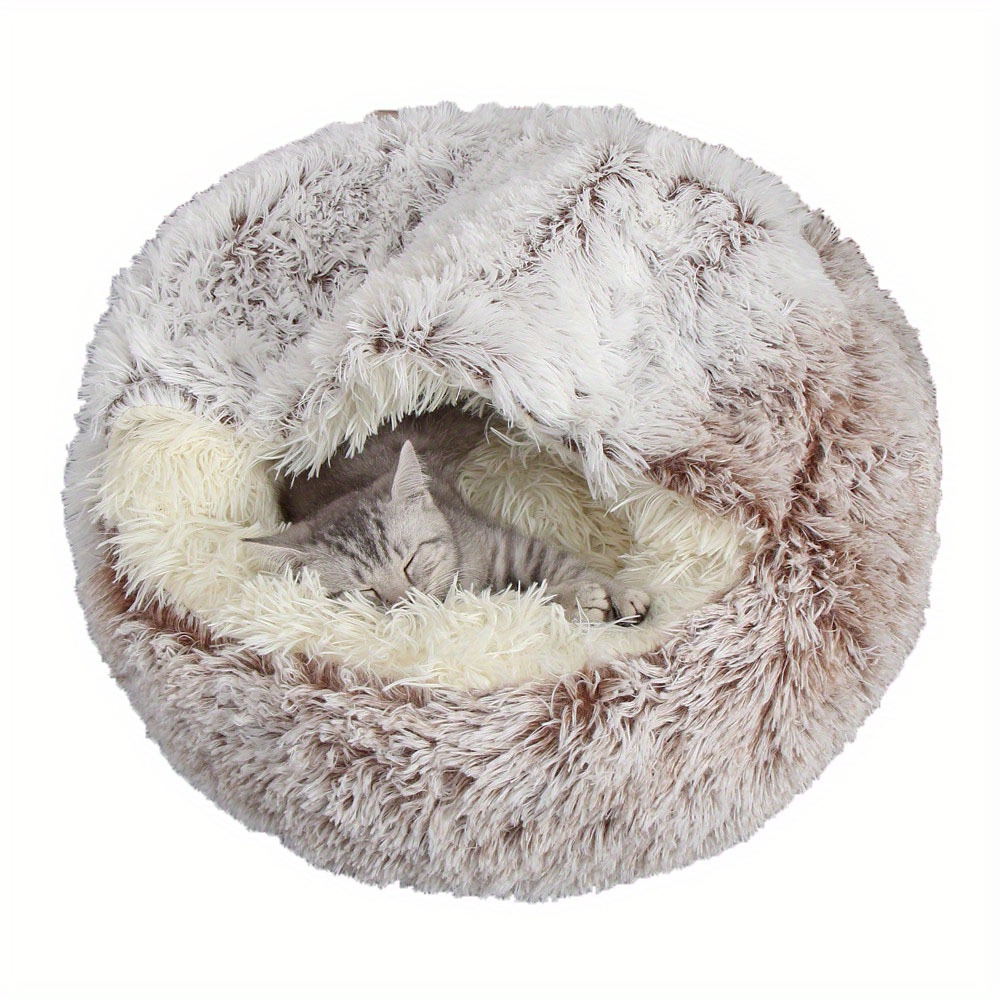  LOVEPET Cat Bed Closed Winter Warm Teddy Dog Bed Small Pet  Washable Four Seasons Universal Pet Nest : Pet Supplies