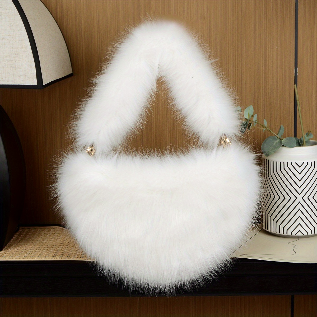 Plush Heart Shaped Clutch Bag – AfterAmour