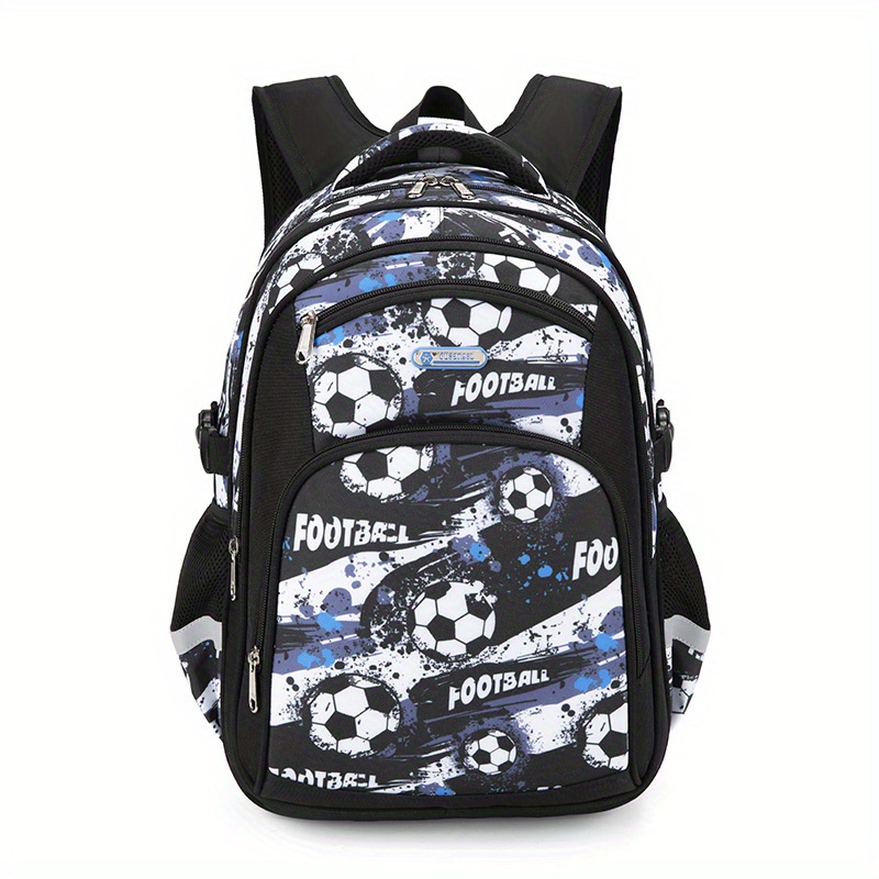 Kids Backpack Astronaut Mermaid Pattern Large Capacity