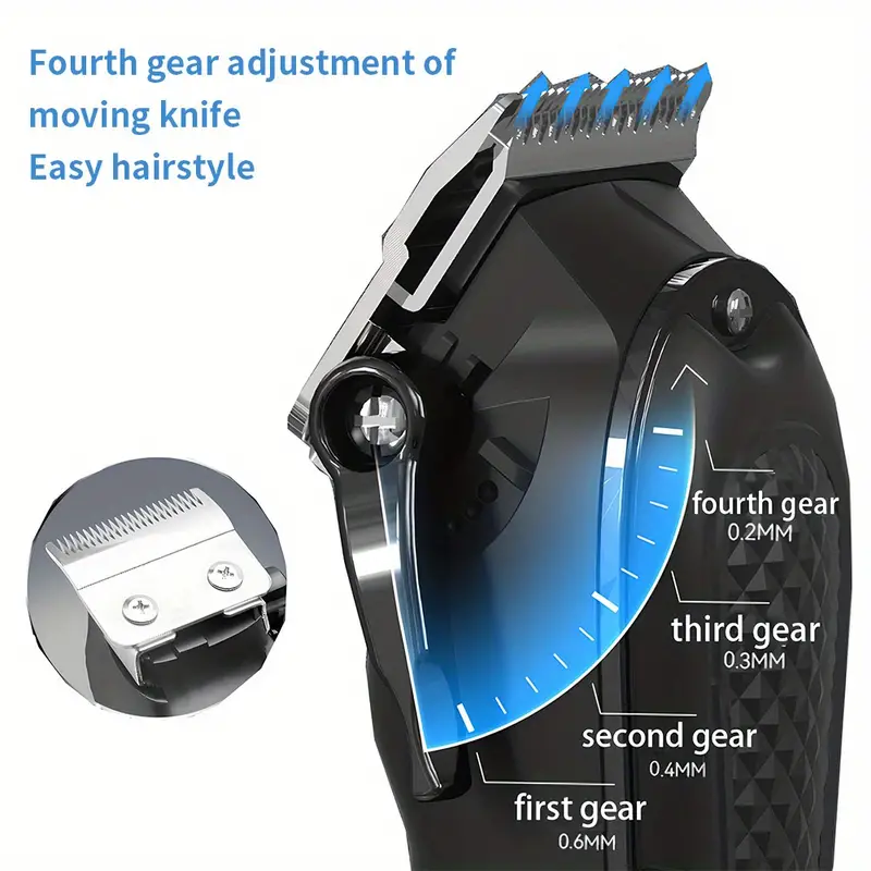 Km 1071 Electric Hair Clipper: Rechargeable Cordless - Temu