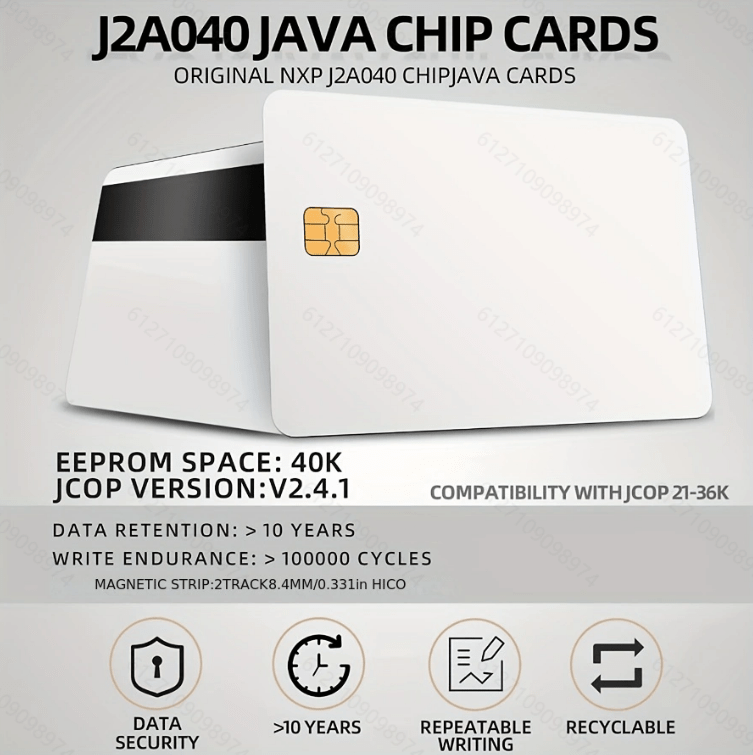 wholesale blank magnetic stripe smart card