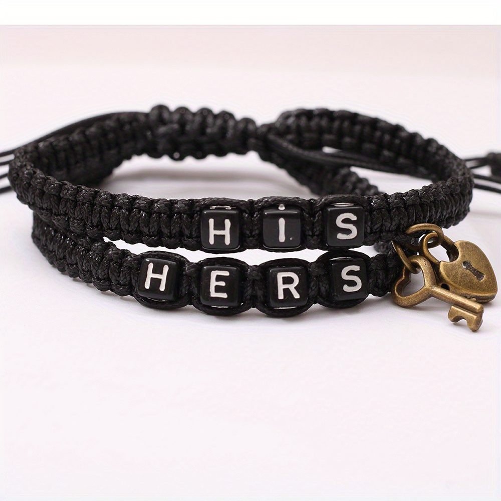 His and hers deals rope bracelets