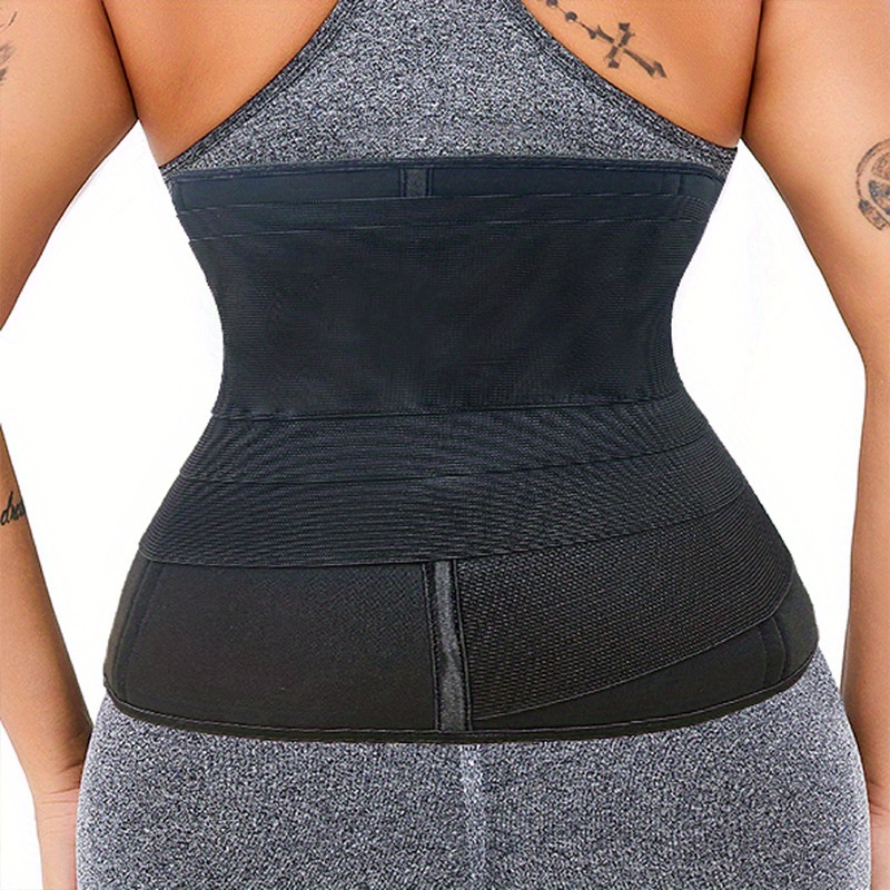 Cintura Trainer Tummy Wrap Tummy Control Workout Cremallera - Temu