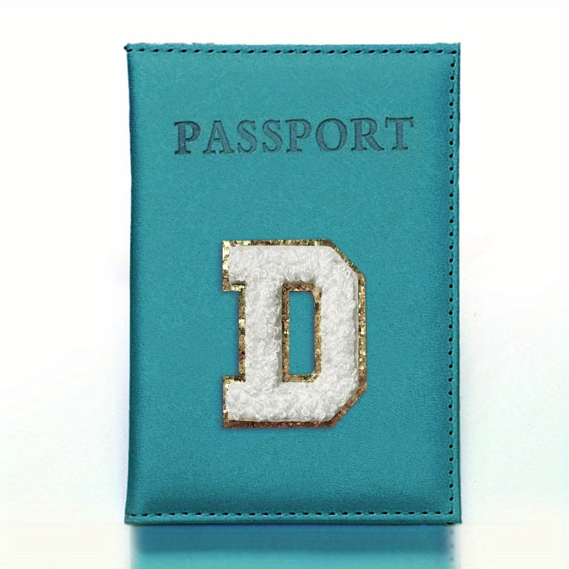 Leather Monogrammed Passport Cover  Leather Passport Holder Initials -  Fashion Pu - Aliexpress