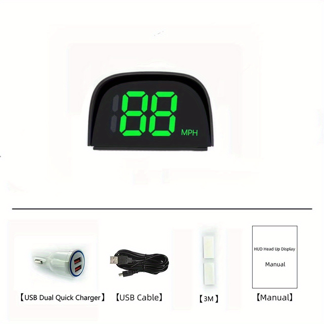 Y05 GPS KMH MPH HUD Digital Speedometer Head Up Display Car Electronic –  XIMIKATU