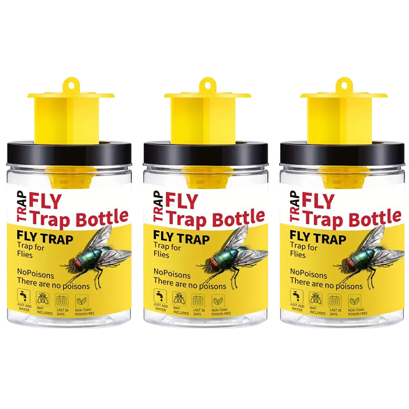 RESCUE Indoor Non-Toxic Fruit Fly Trap Attractant Refill, 30 Days Pack of 3  