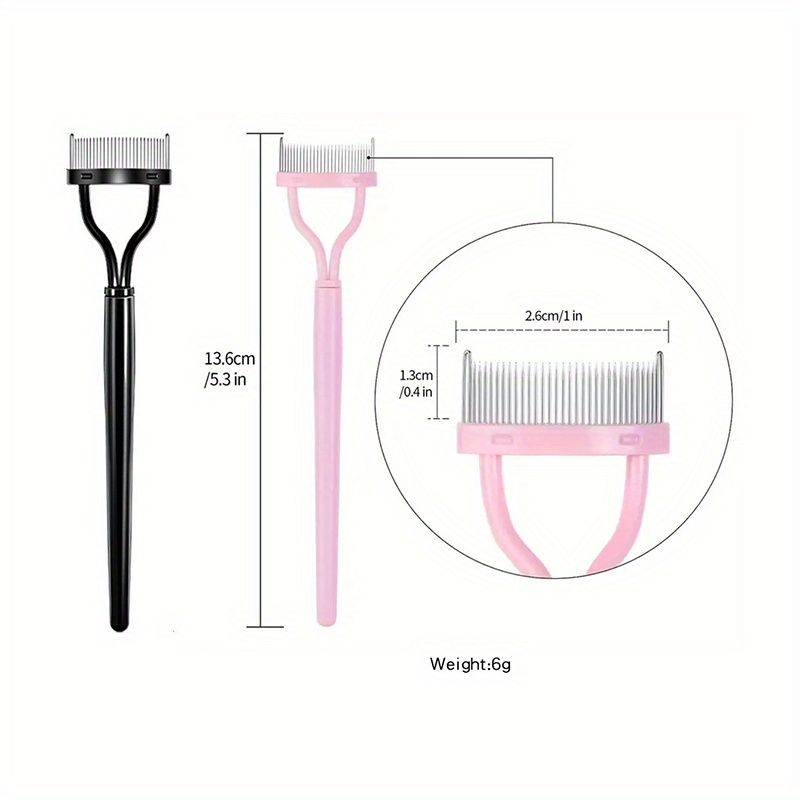 Eyelash Comb Arc Designed Eyelash Separator Mascara Temu