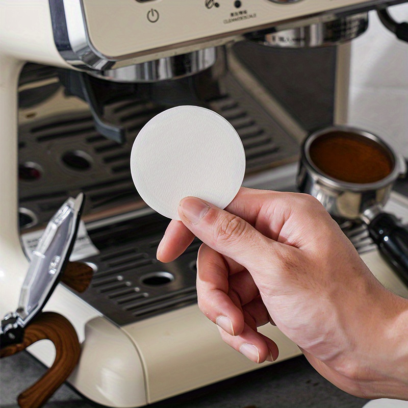 100pcs Coffee Filter Paper Moka Pot Round Filter Paper Ice Temu