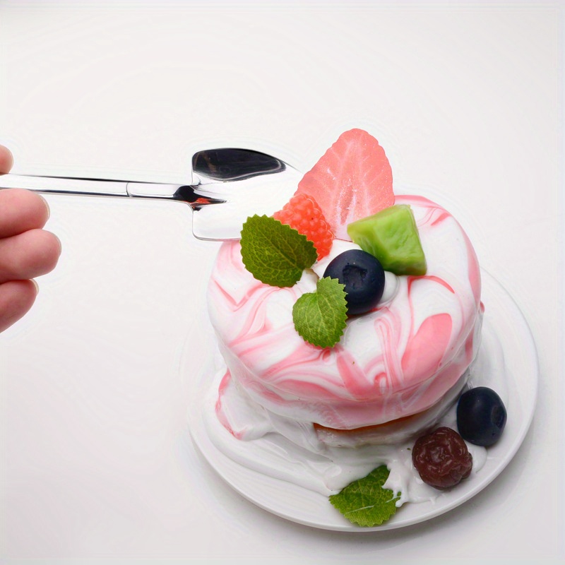 Pushable Plastic Cake Cutting Shovel Chocolate Cake Spoon - Temu