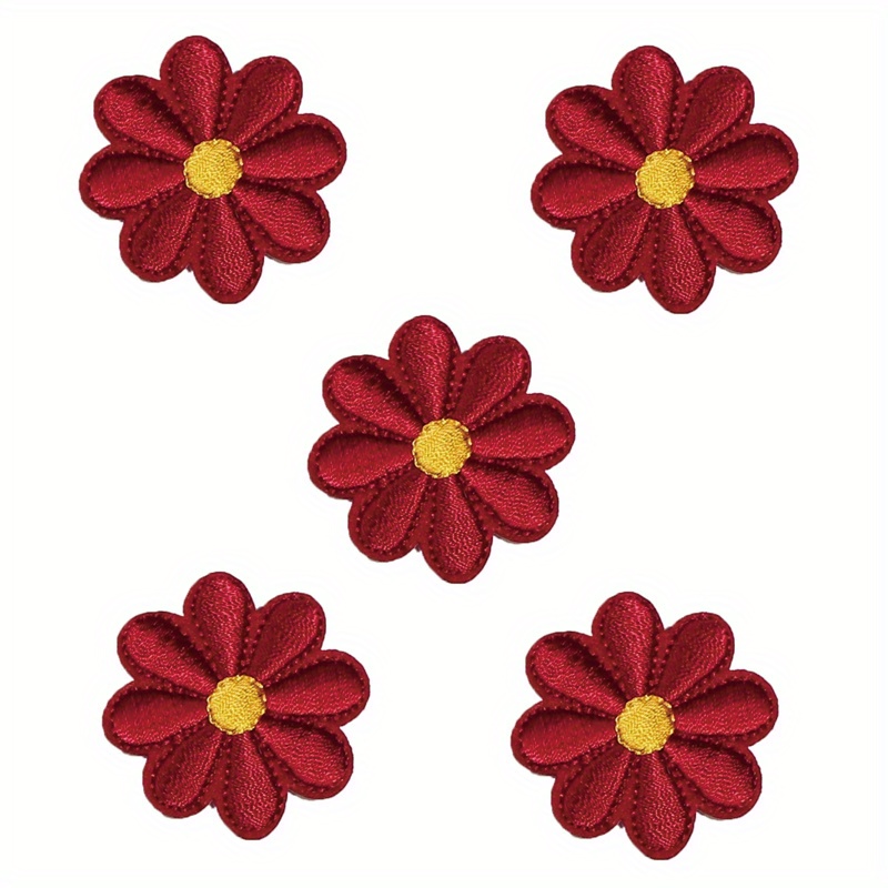 Iron Patches Embroidery, Flower Embroidery Patch