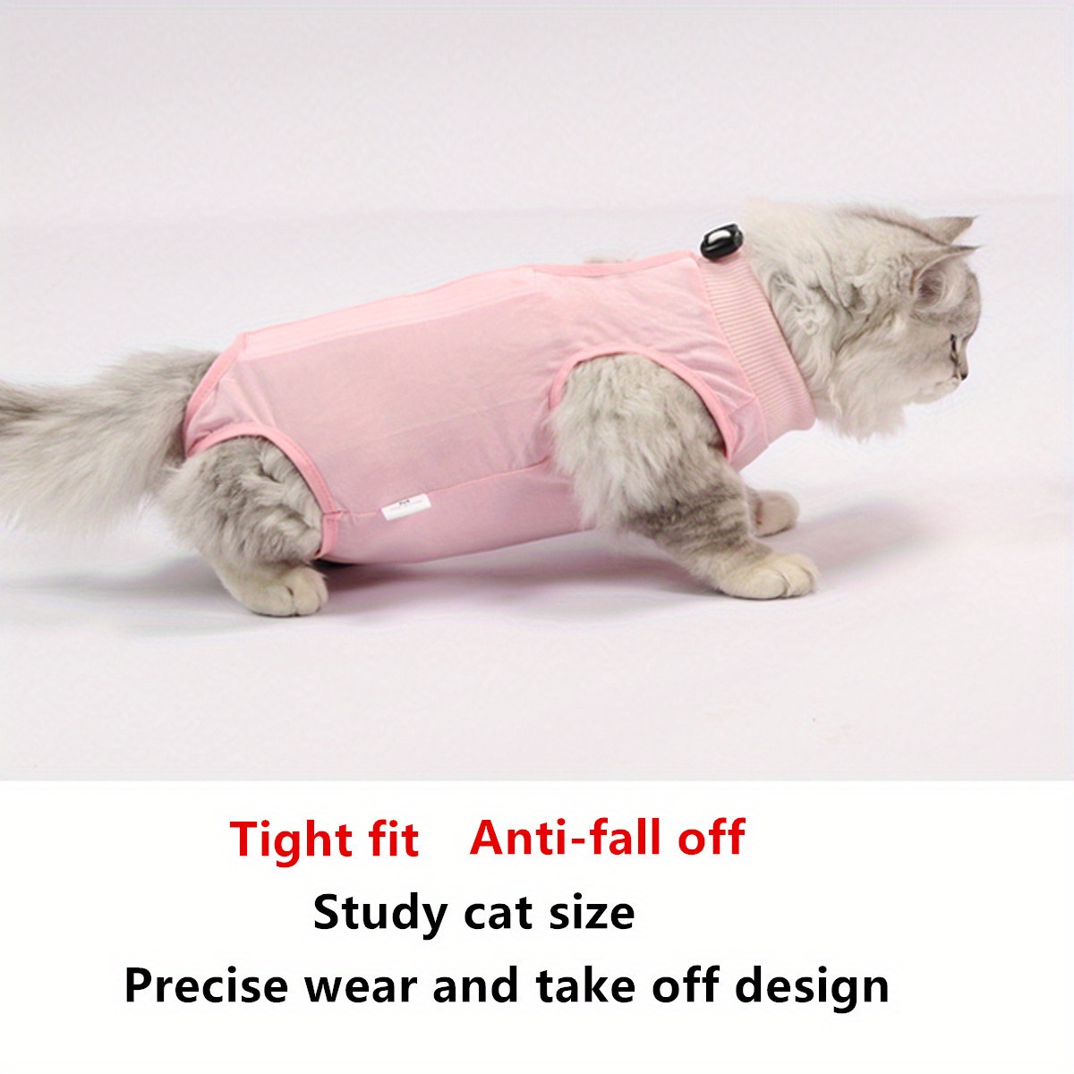 1pc Cat Recovery Suit For Abdominal Wounds Cat Surgery Recovery Suit