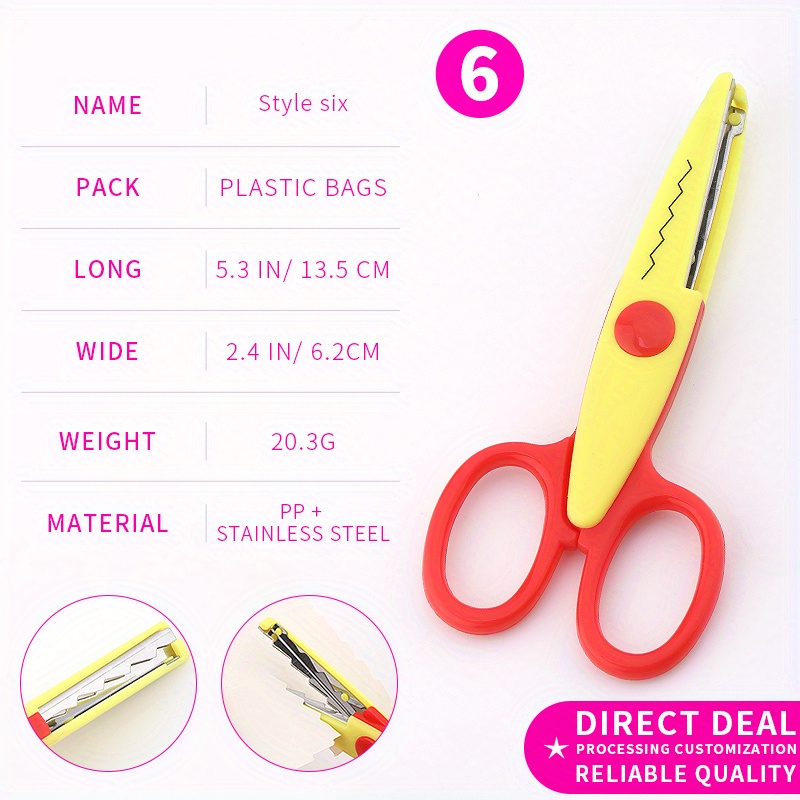 Kids Scissors With Cm scale Children Safety Blunt Tip - Temu United Arab  Emirates