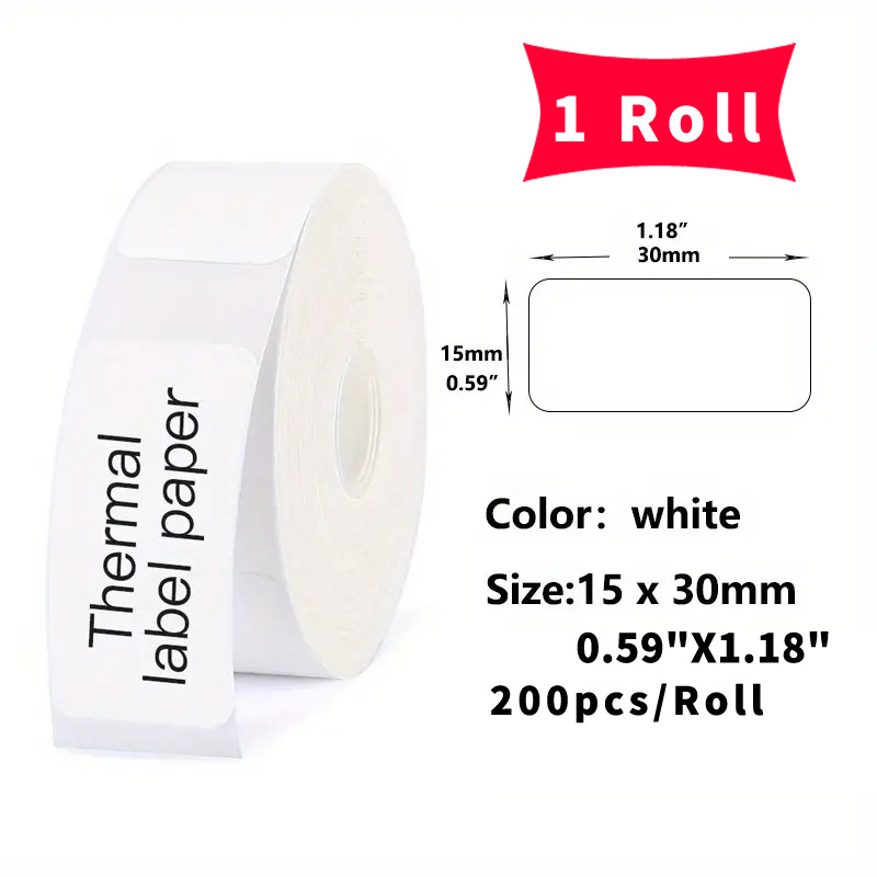Stickers P11/p12/p15/p50 Label Printing Paper Color Label - Temu