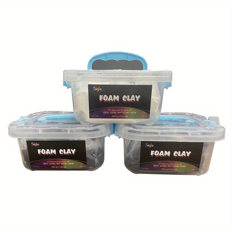Foam Clay Cosplay Moldable Air Dry Foam Clay Craft 500G White