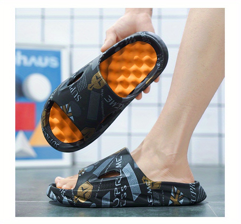 Supreme Non-slip Slippers Sandals Men's Summer Beach Shoes