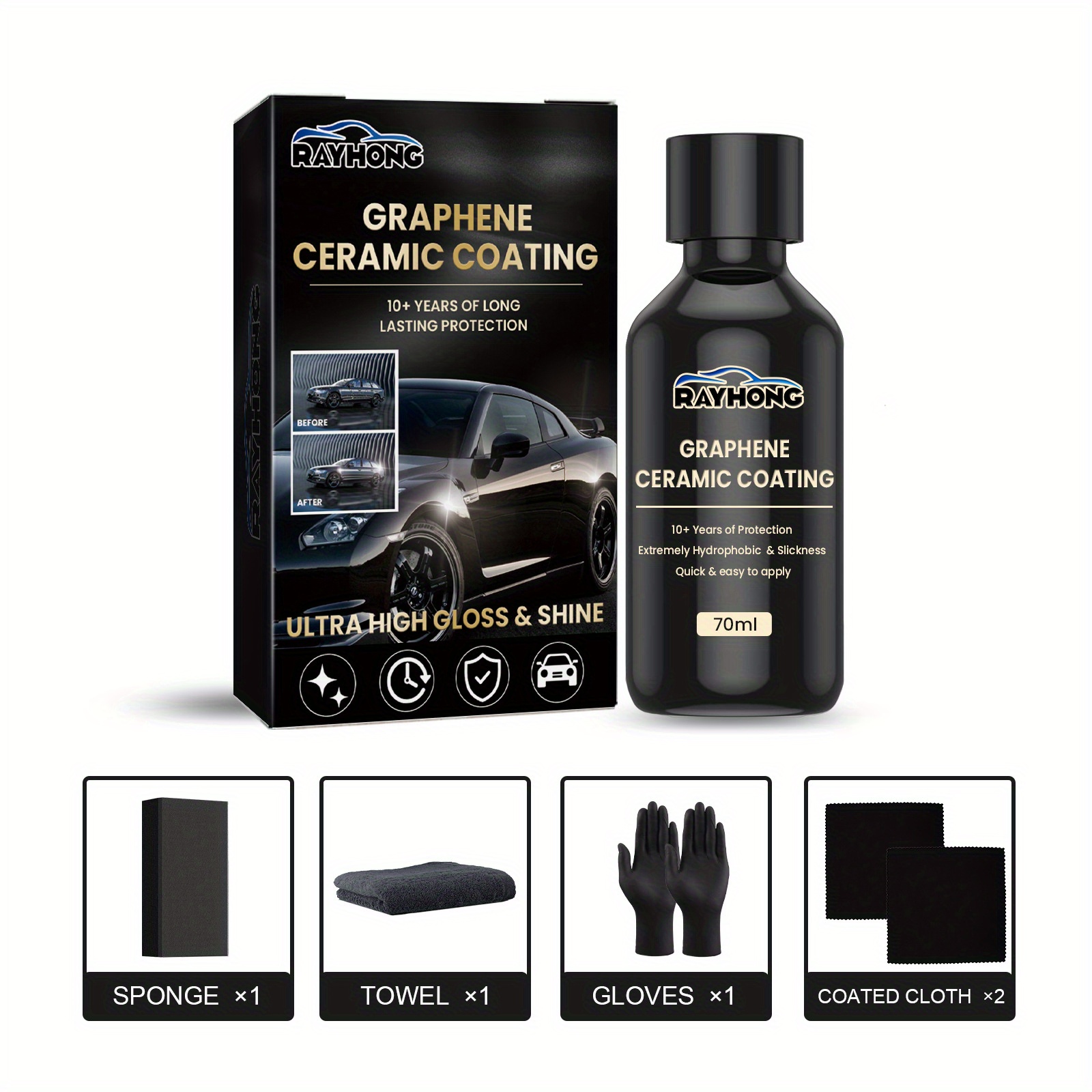 Automotive Graphene Ceramic Coating Ultra Water Plating - Temu