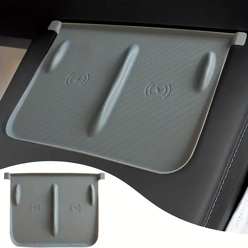 Center Console Wireless Charger Silicone Mat Model 3 - Temu United