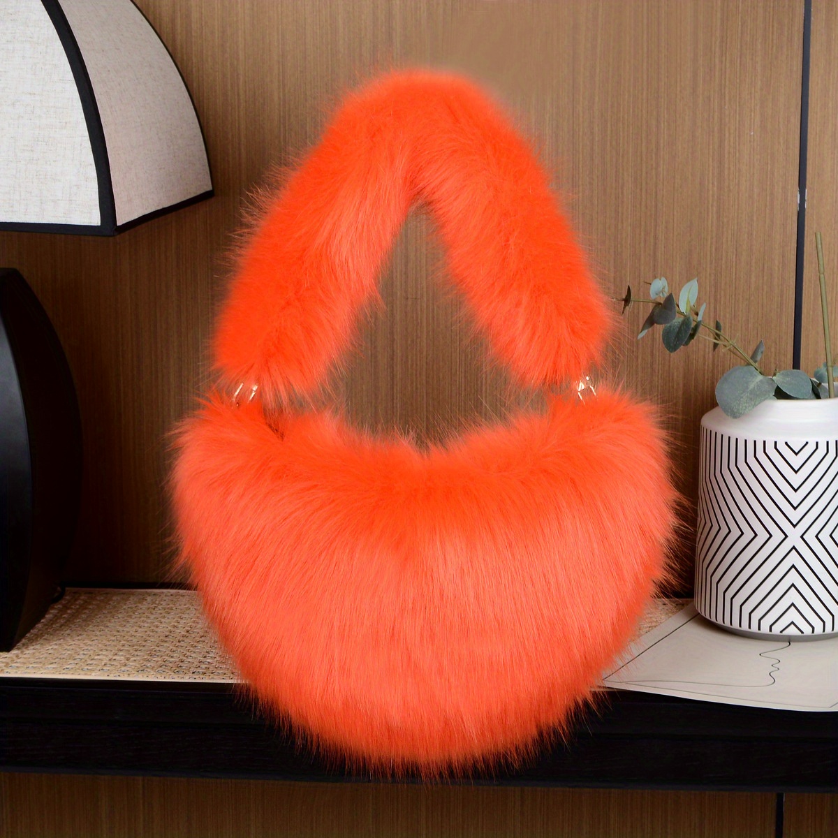 Plush Heart Shaped Clutch Bag – AfterAmour