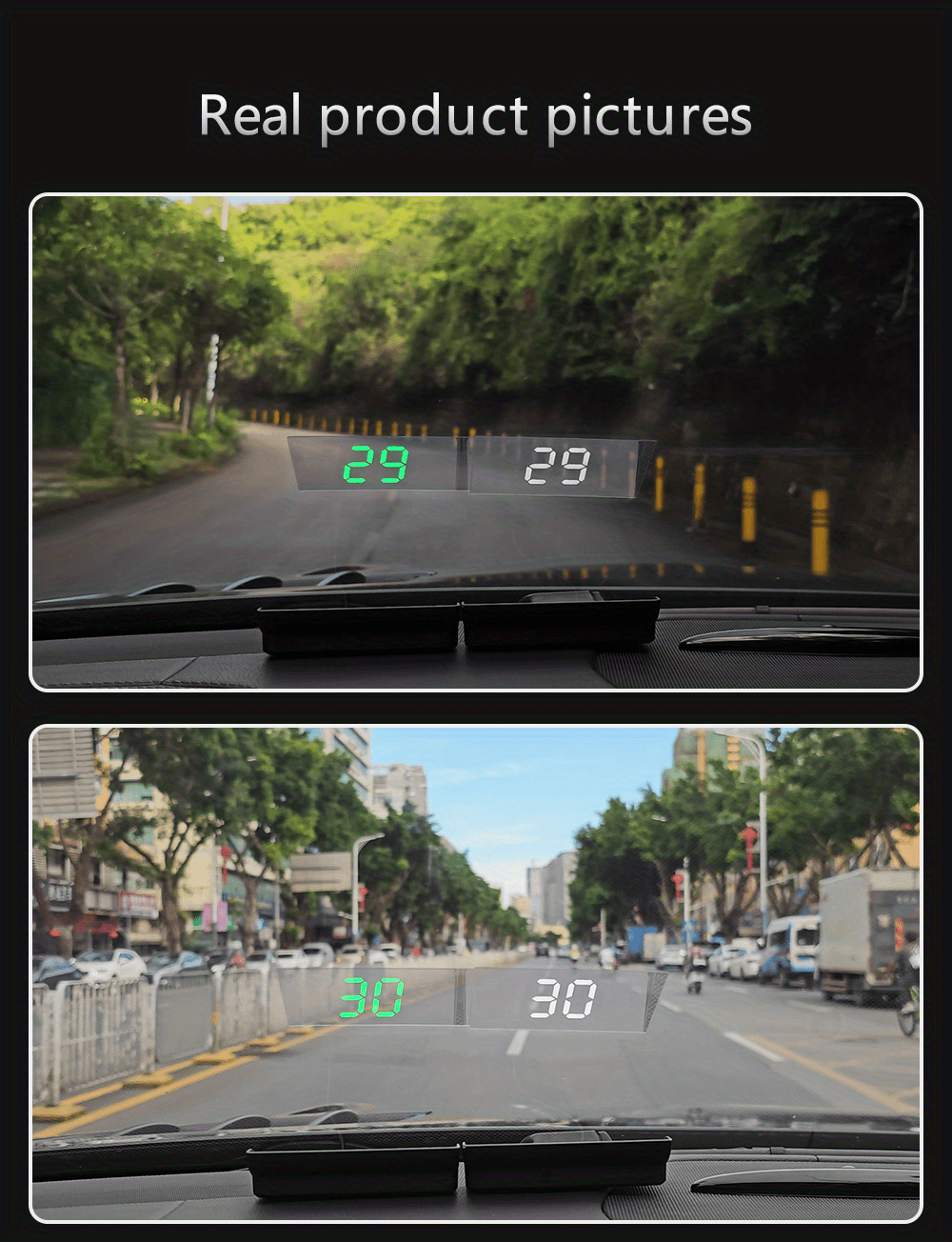 Car Digital Speedometer Projector Mph Kmh Auto Hud - Temu Australia
