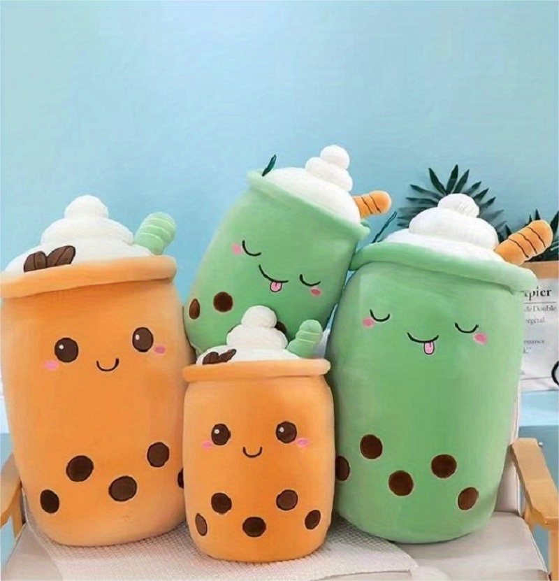 Simulation Fruit Milk Tea Cup Pillow Plush Toy Large Pearl Milk Tea Doll  Cloth Doll Gift Halloween Decor Thanksgiving Christmas Gift - Toys & Games  - Temu