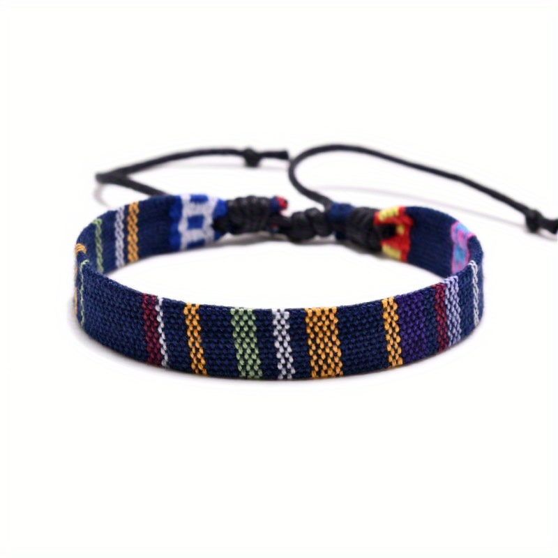 Boho Woven Bracelet Adjustable Beach Accessory