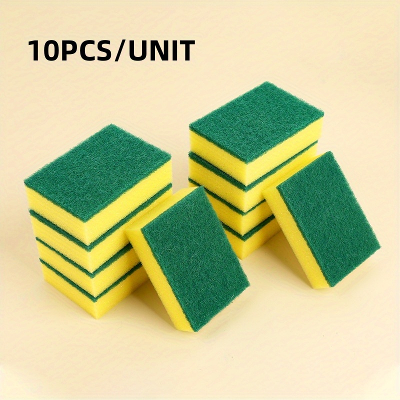 Kitchen Cleaning Sponge, Eco Non-scratch Sponge Block For Dish, Scrub Sponge,  Cleaning Supplies - Temu United Arab Emirates