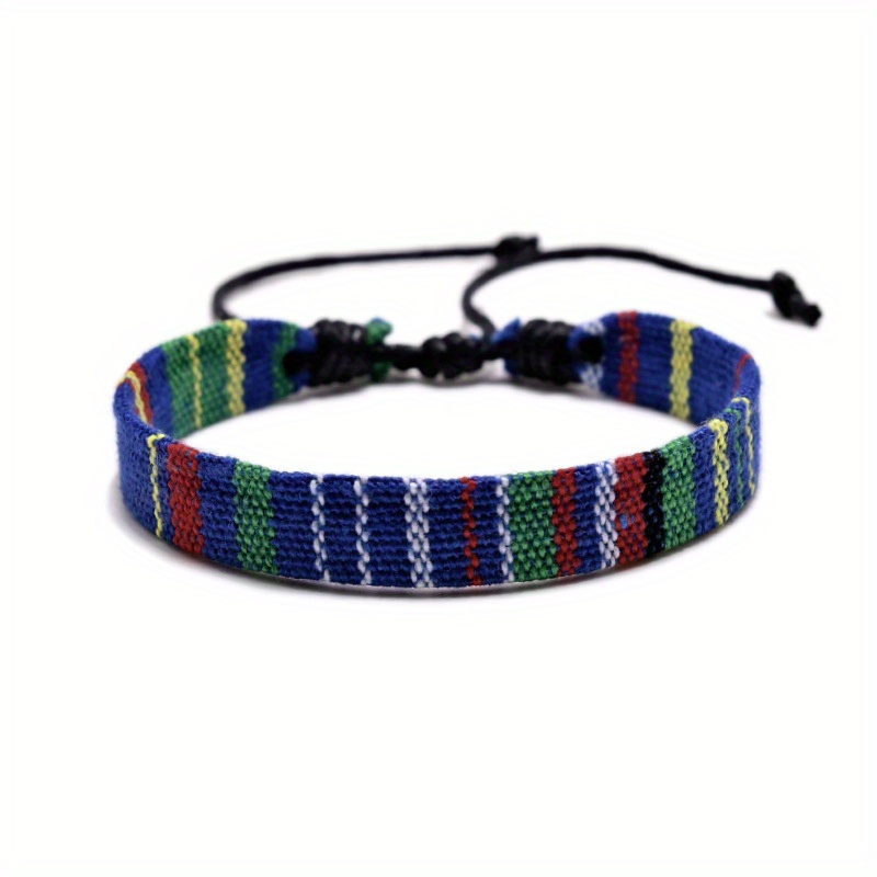 Boho Woven Bracelet Adjustable Beach Accessory