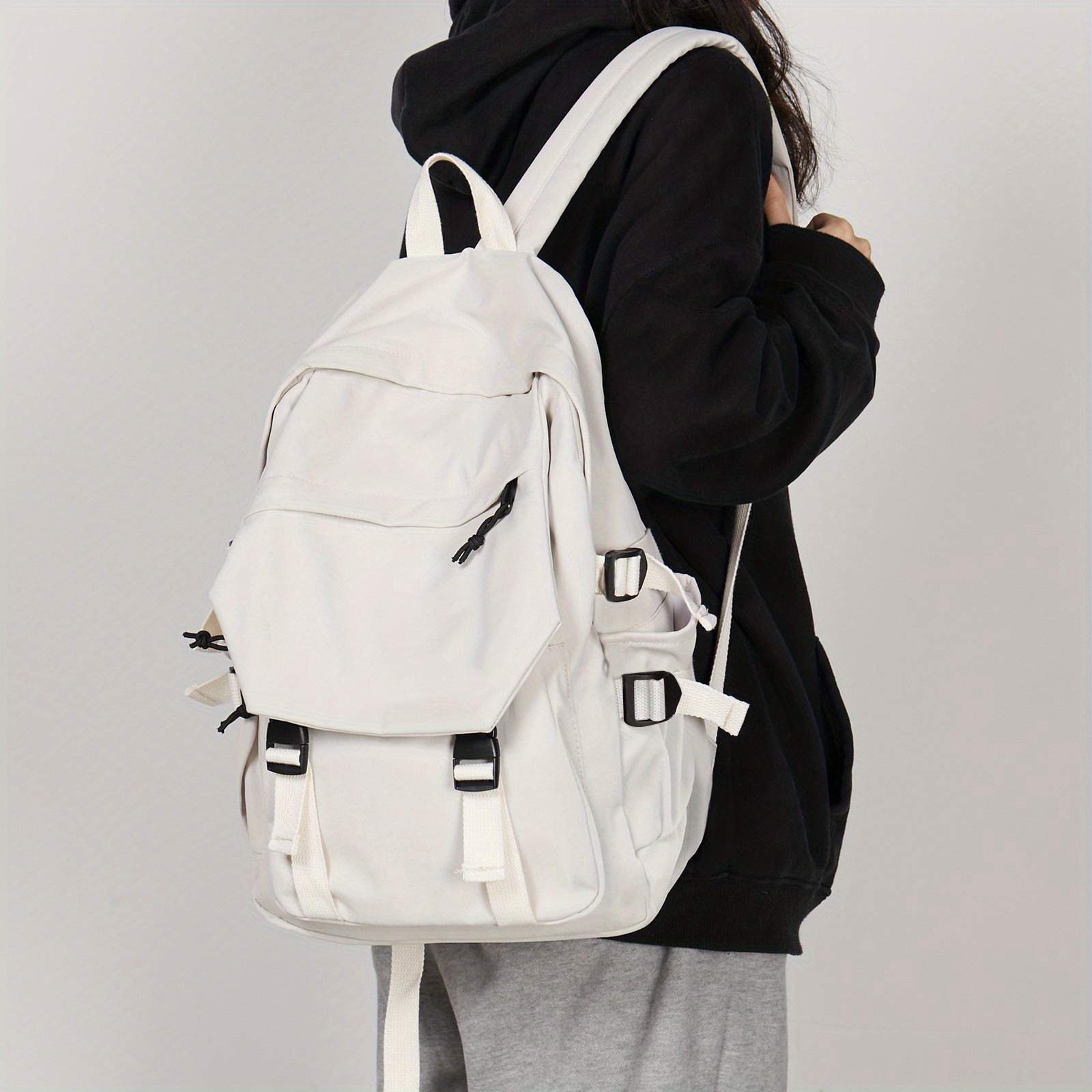 Versatile School Backpack for Men Middle High School Students College Style