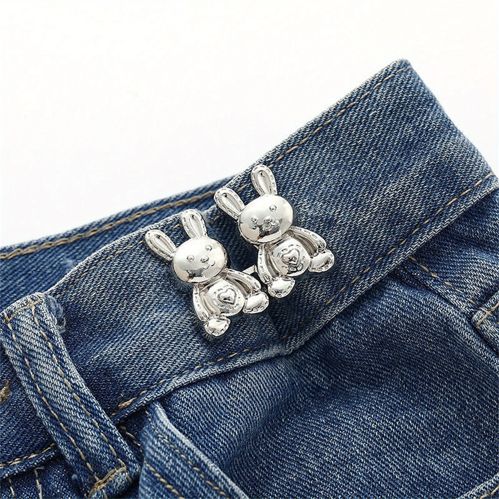 Extension Button For Jeans Adjustable Waist Button - Temu