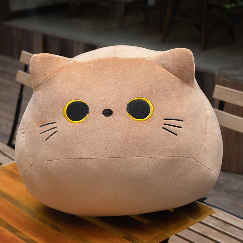 Compre 8cm kawaii gato preto travesseiro boneca de pelúcia