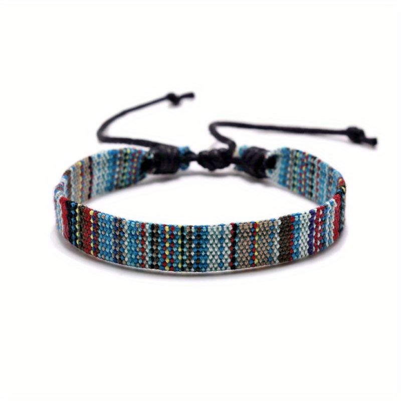 Boho Woven Bracelet Adjustable Beach Accessory