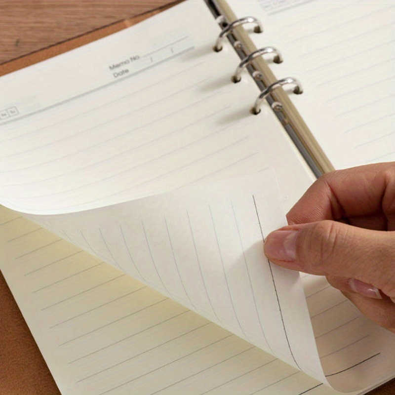 A5 Loose leaf Notebook Business Meeting Notepad Solid Color Temu