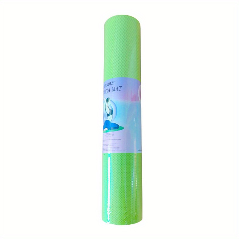 Yoga Mat Tpe 6 Mm Colchoneta Pilates + Cilindro Sólido 45 Cm