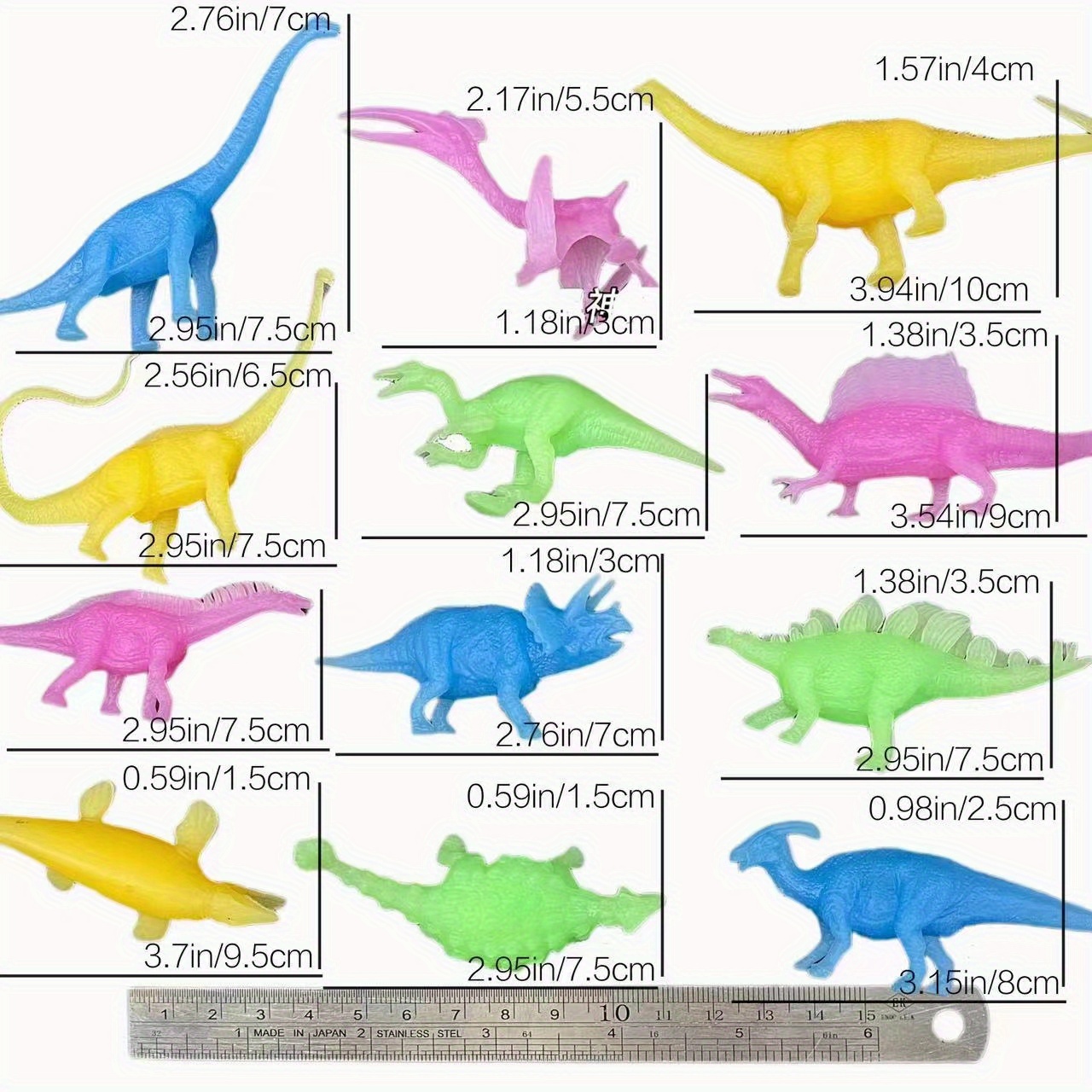 4 pçs/set engraçado dos desenhos animados dedo dinossauro jurássico mundo t- rex criativo complicado tyrannosaurus