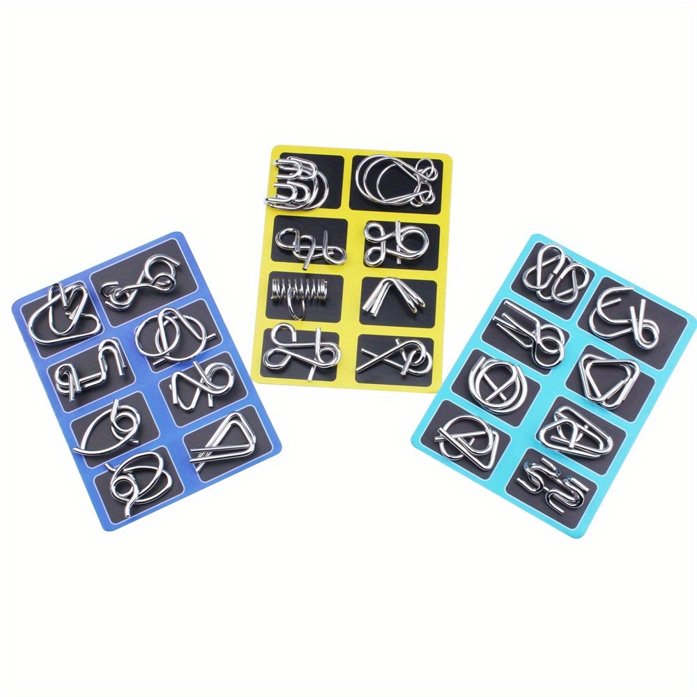 Wire Puzzle Sets A Variety Metal Puzzle Sets Suitable Gifts Temu