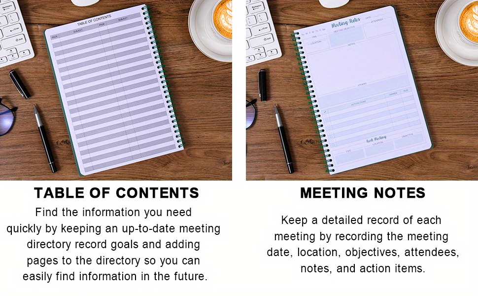 Meeting Notebook for Work: Empower Your Productivity with