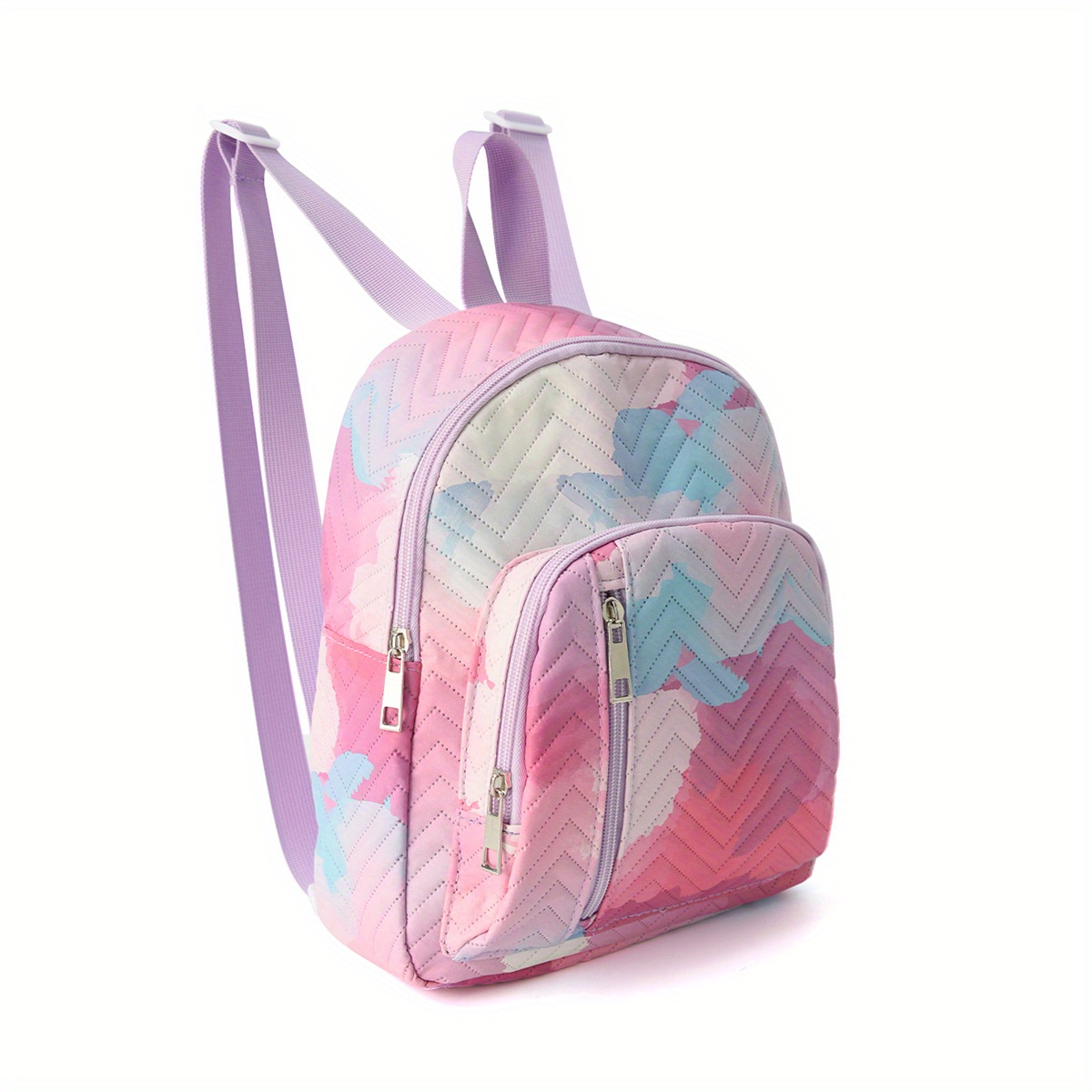 Kids Heart Pattern Backpack Large Capacity School Bag