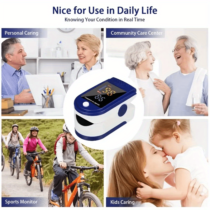 Accurate Fast Pulse Oximeter Monitor Oxygen Heart Rate Ease ...