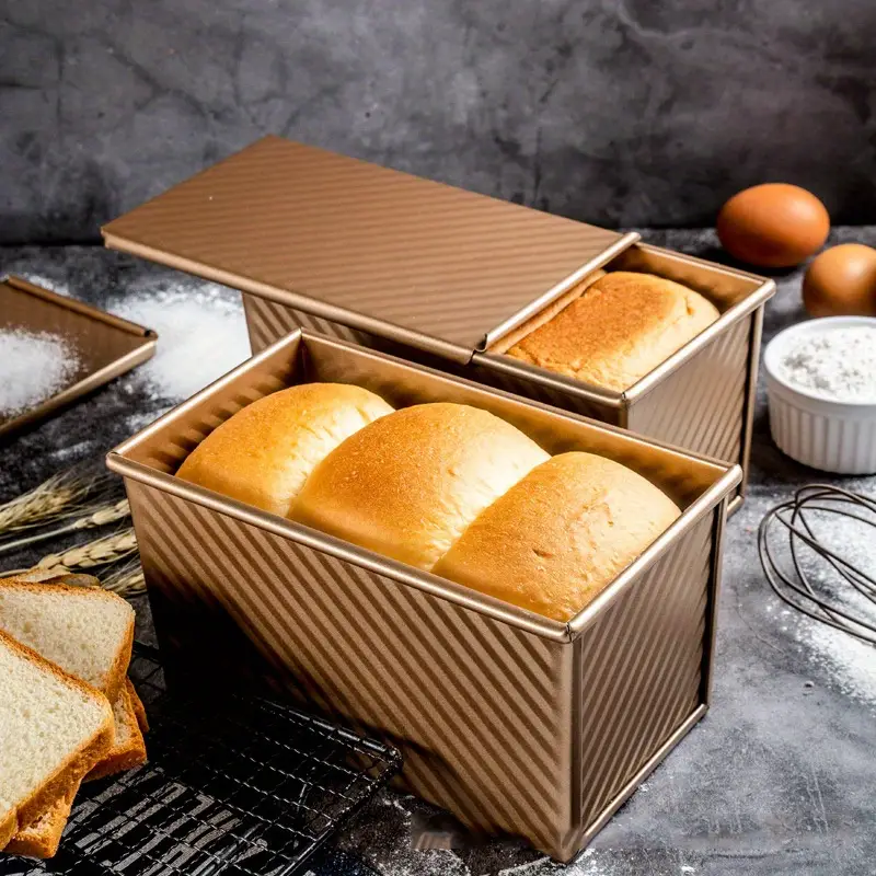 Loaf Pan, Bake Bread Molds, Toast Boxes, Household Ovens, Toast Boxes For  Kitchen Baking - Temu