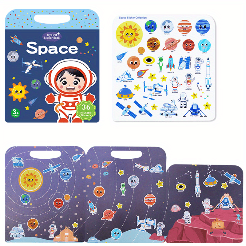 Reusable Sticker Set (Space)
