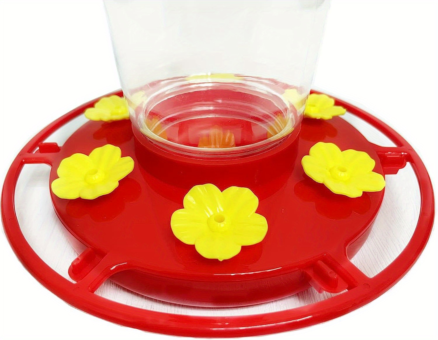 Easy clean Plastic Hummingbird Feeder 6 Flower Ports Temu