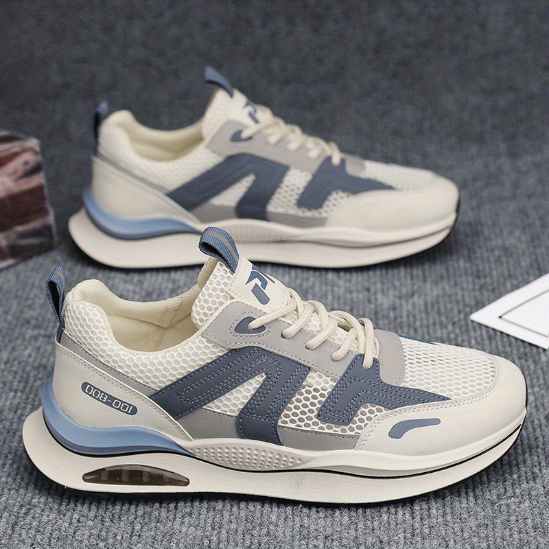 Men's Air Cushion Lace-up Sneakers Athletic Shoes